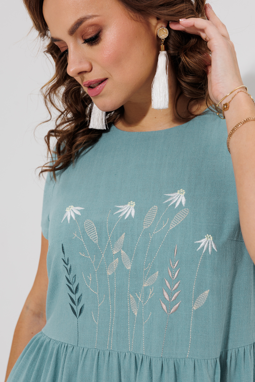 Платье Галеан Cтиль 965 голубой