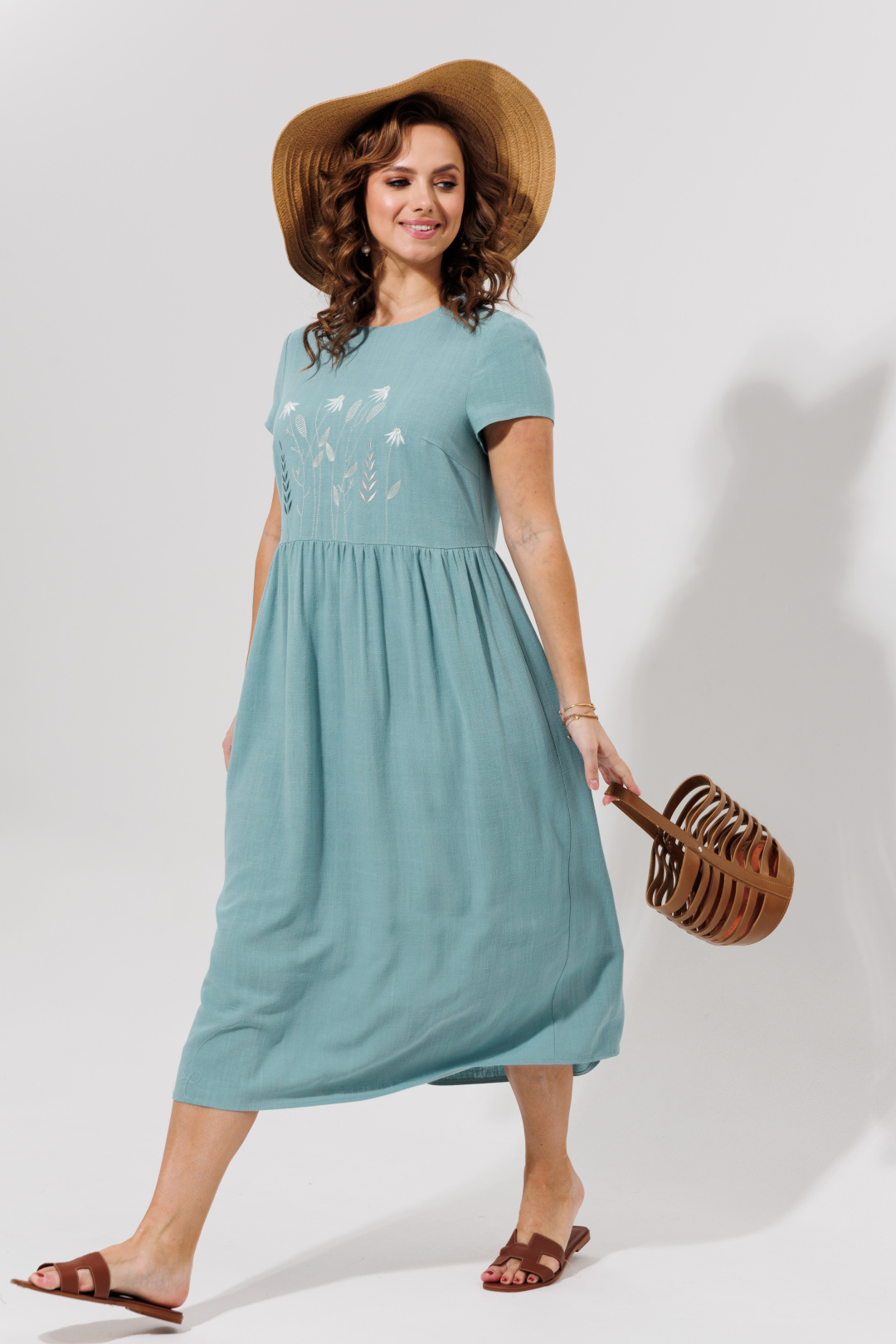 Платье Галеан Cтиль 965 голубой