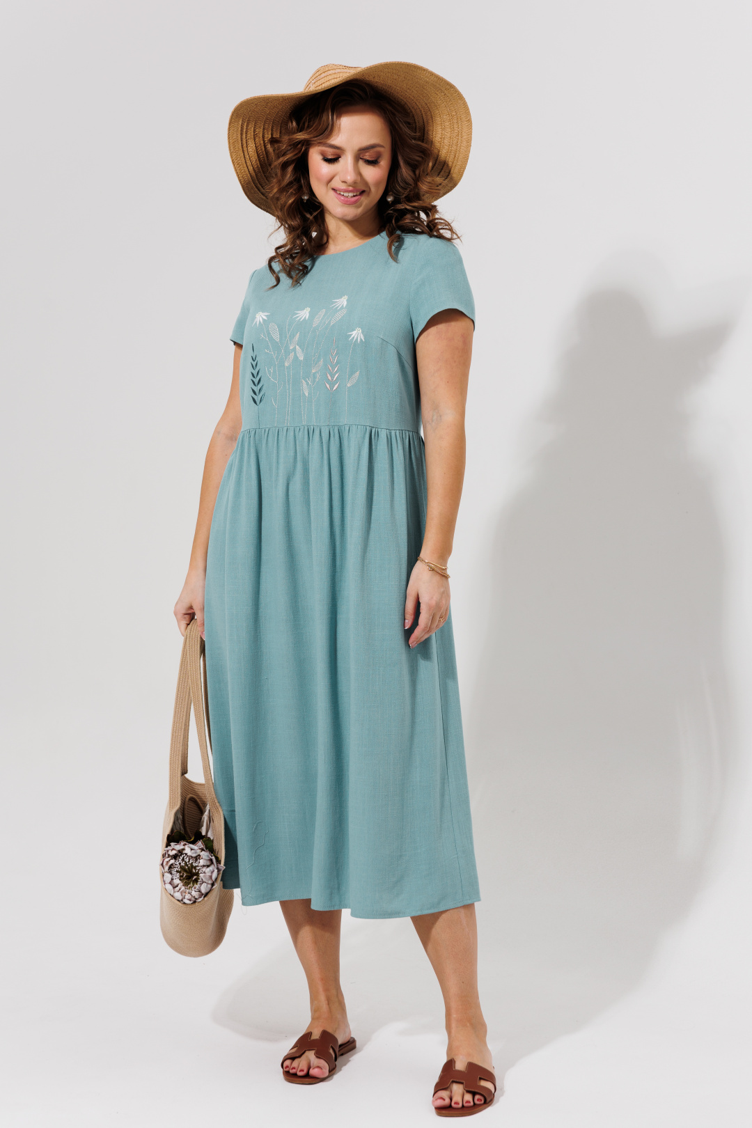 Платье Галеан Cтиль 965 голубой