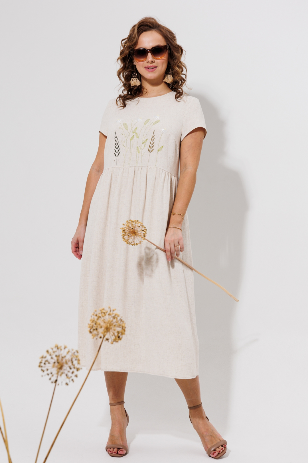 Платье Галеан Cтиль 965 светло-бежевый