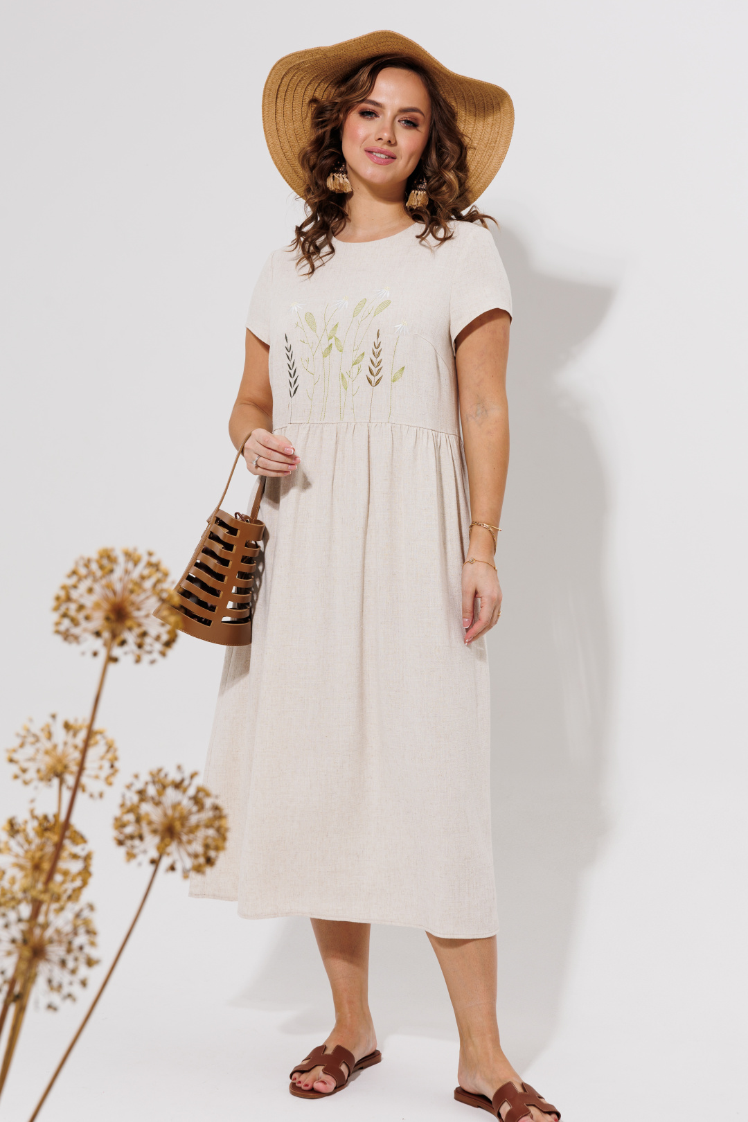 Платье Галеан Cтиль 965 светло-бежевый