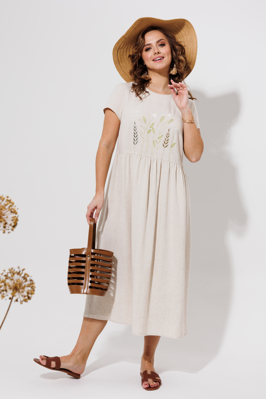 Платье Галеан Cтиль 965 светло-бежевый