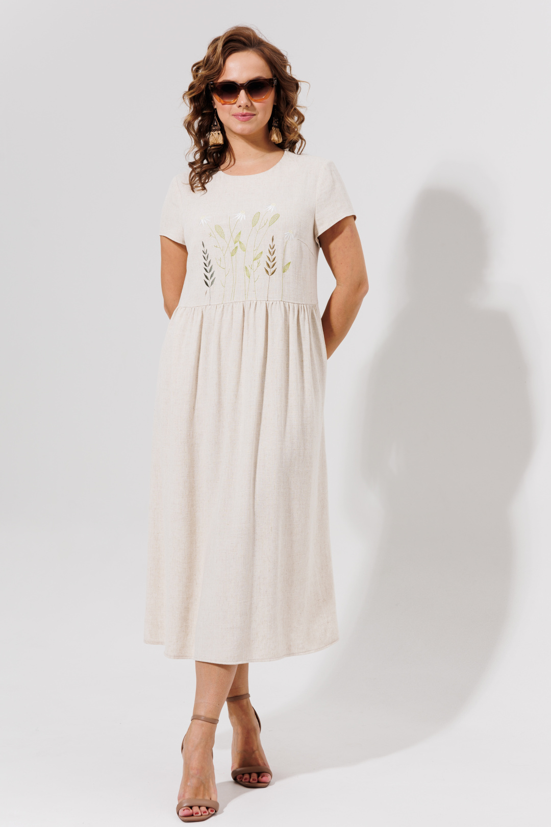 Платье Галеан Cтиль 965 светло-бежевый