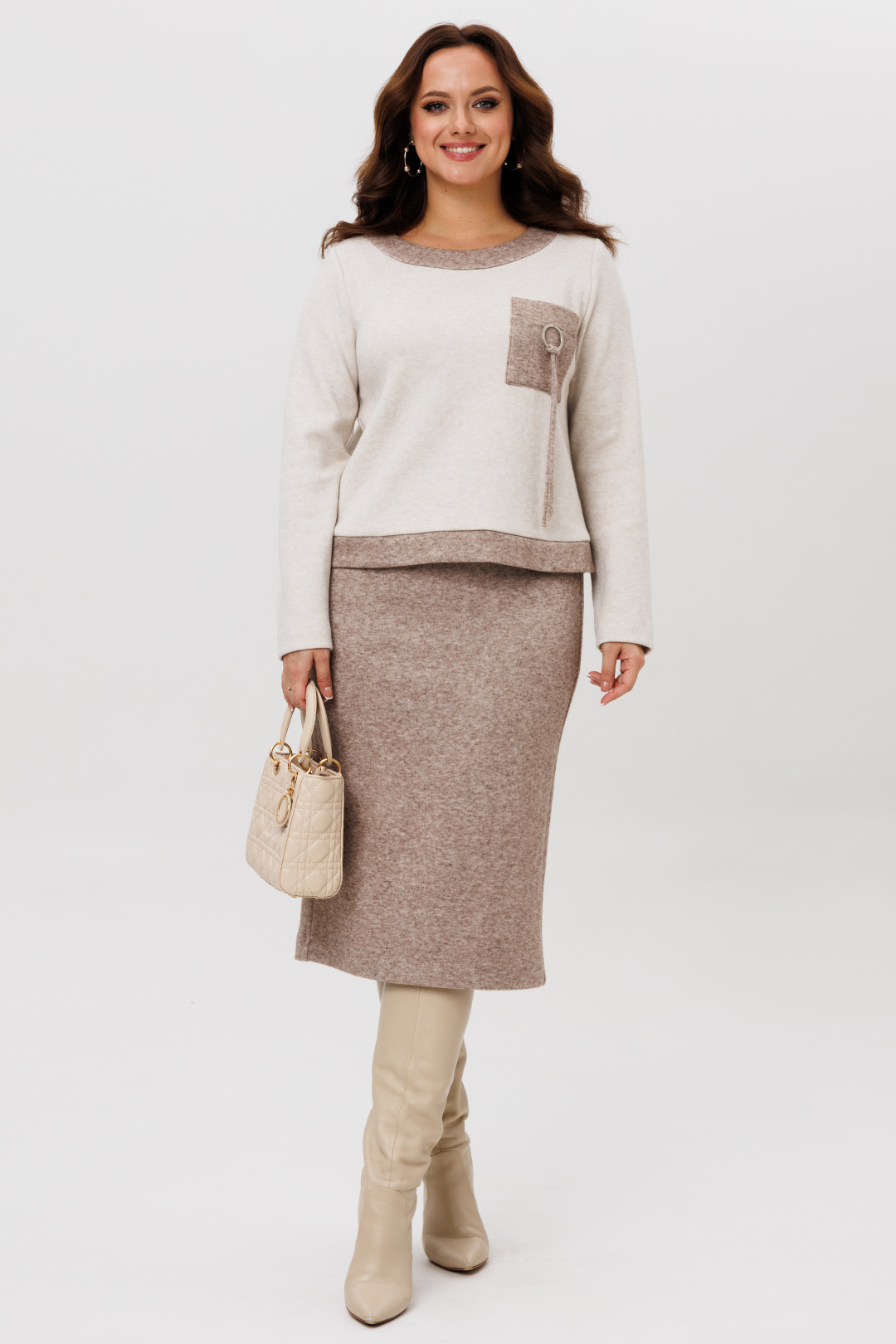 Костюм Галеан Cтиль 993 коричневый