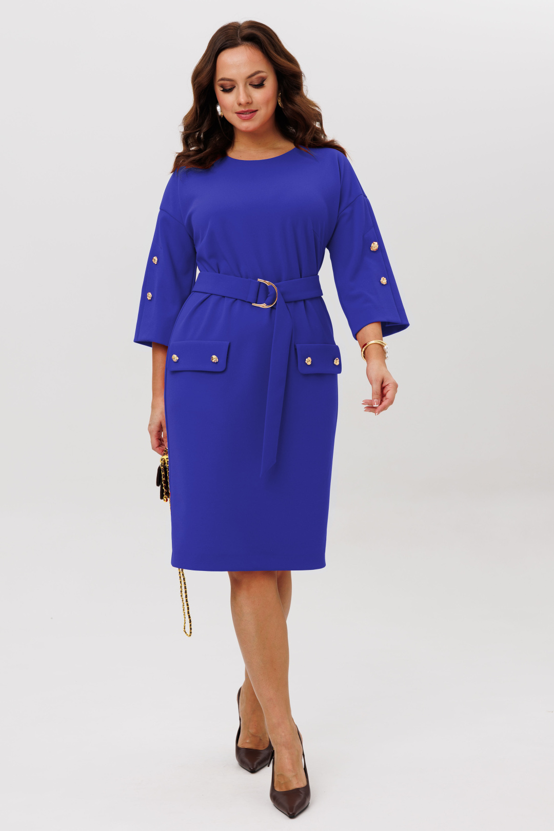 Платье Галеан Cтиль 998 синий