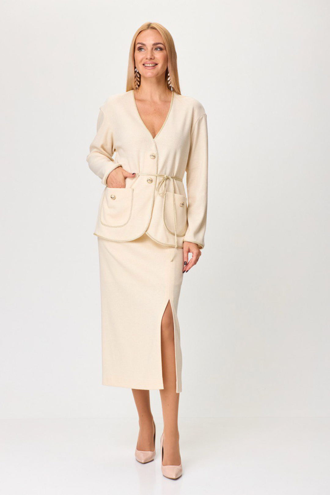 Костюм Gamma & Gracia 792 кремовый - фото 3