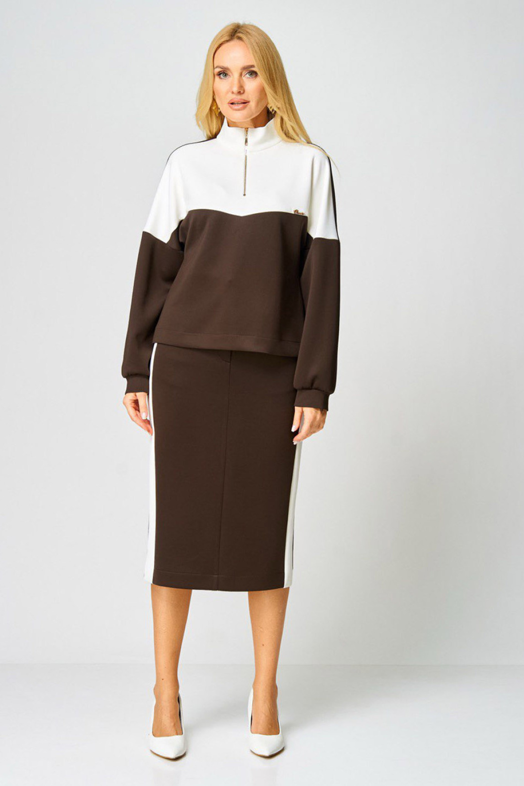 Костюм Gamma & Gracia 888 коричневый - фото 2