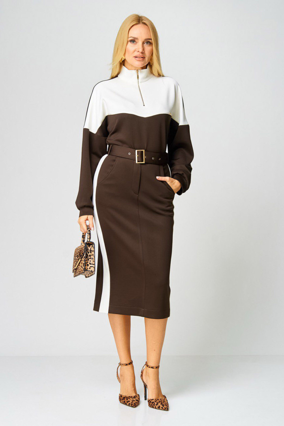 Костюм Gamma & Gracia 888 коричневый - фото 3