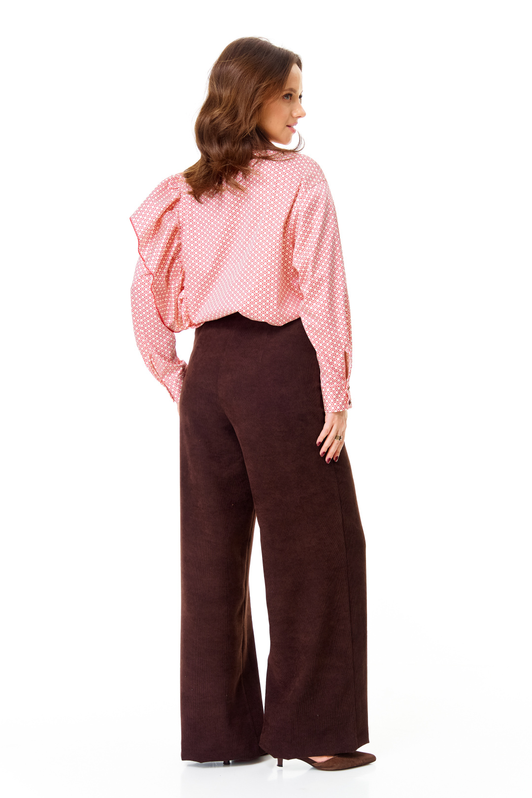 Рубашка GIZART 15317-1 бело-красный