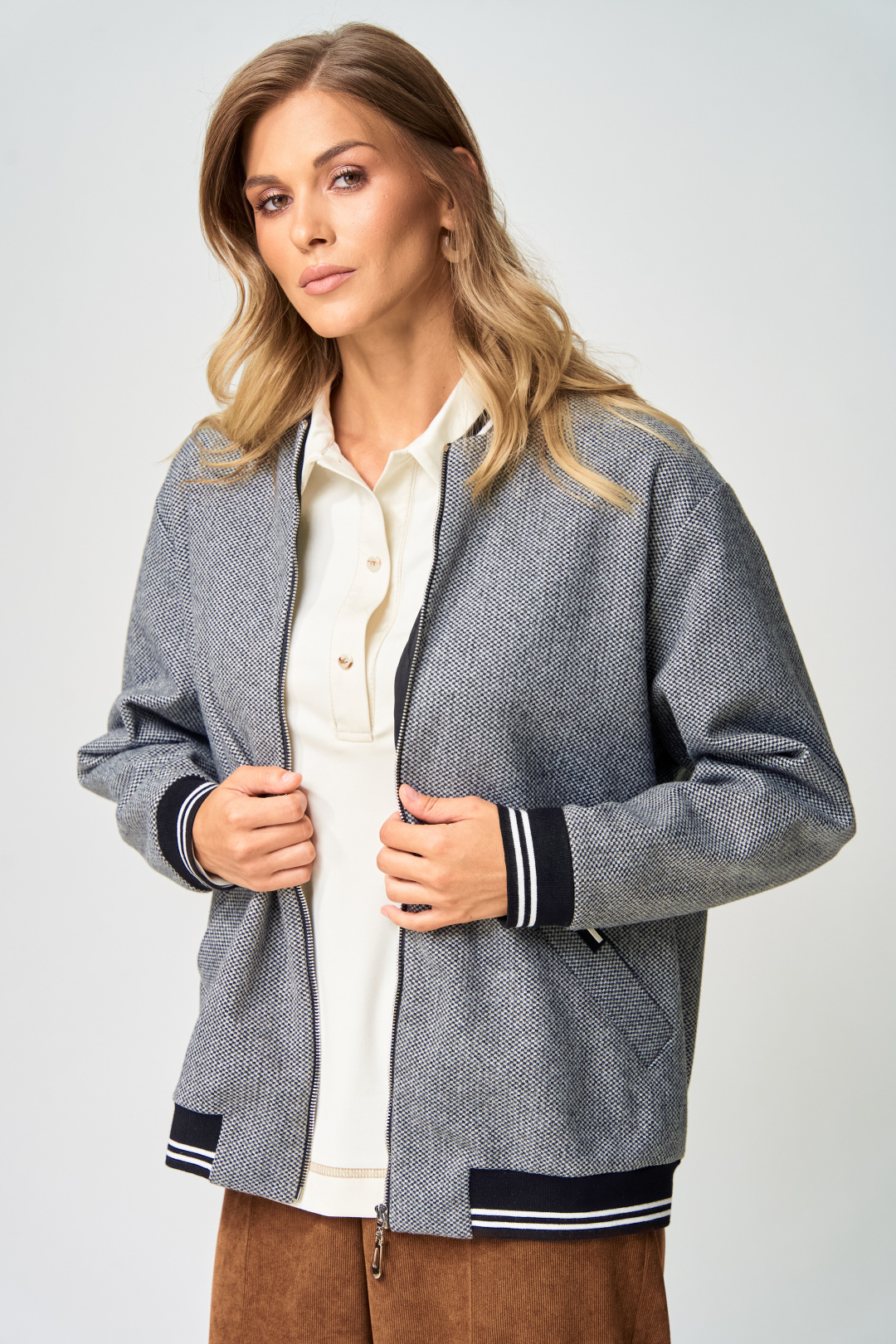 Жакет GIZART 15416 серый