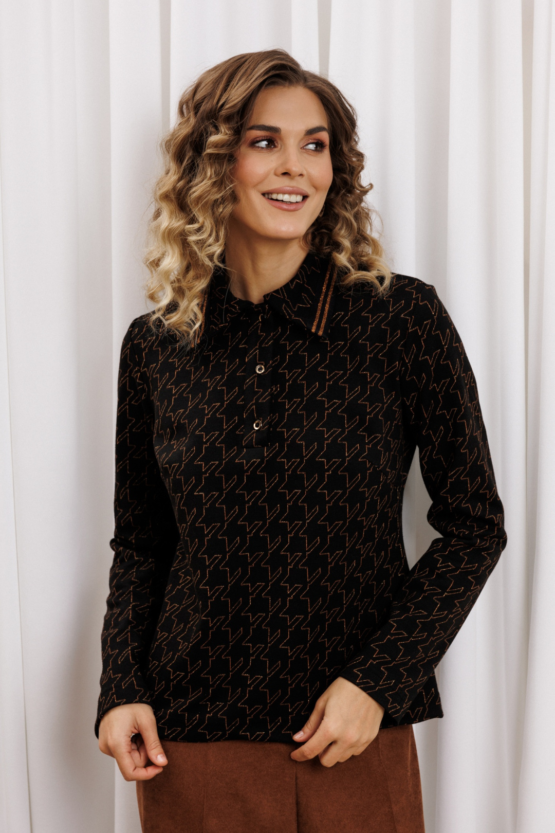 Джемпер GIZART 15422 черный + медь