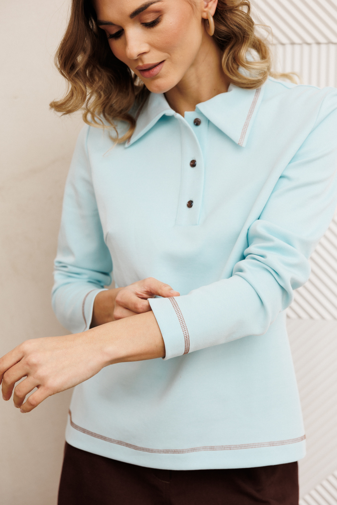 Джемпер GIZART 15422 голубой