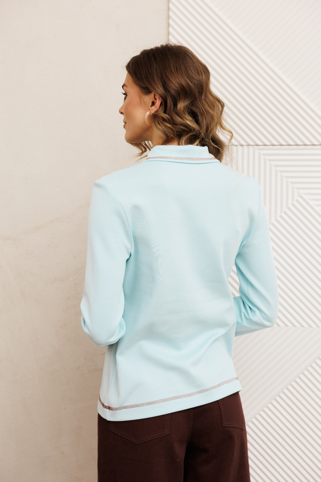 Джемпер GIZART 15422 голубой