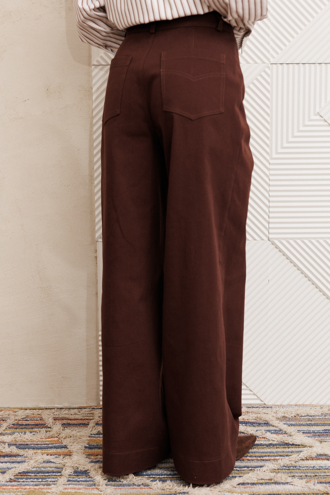 Брюки GIZART 35377 шоколадный джинс