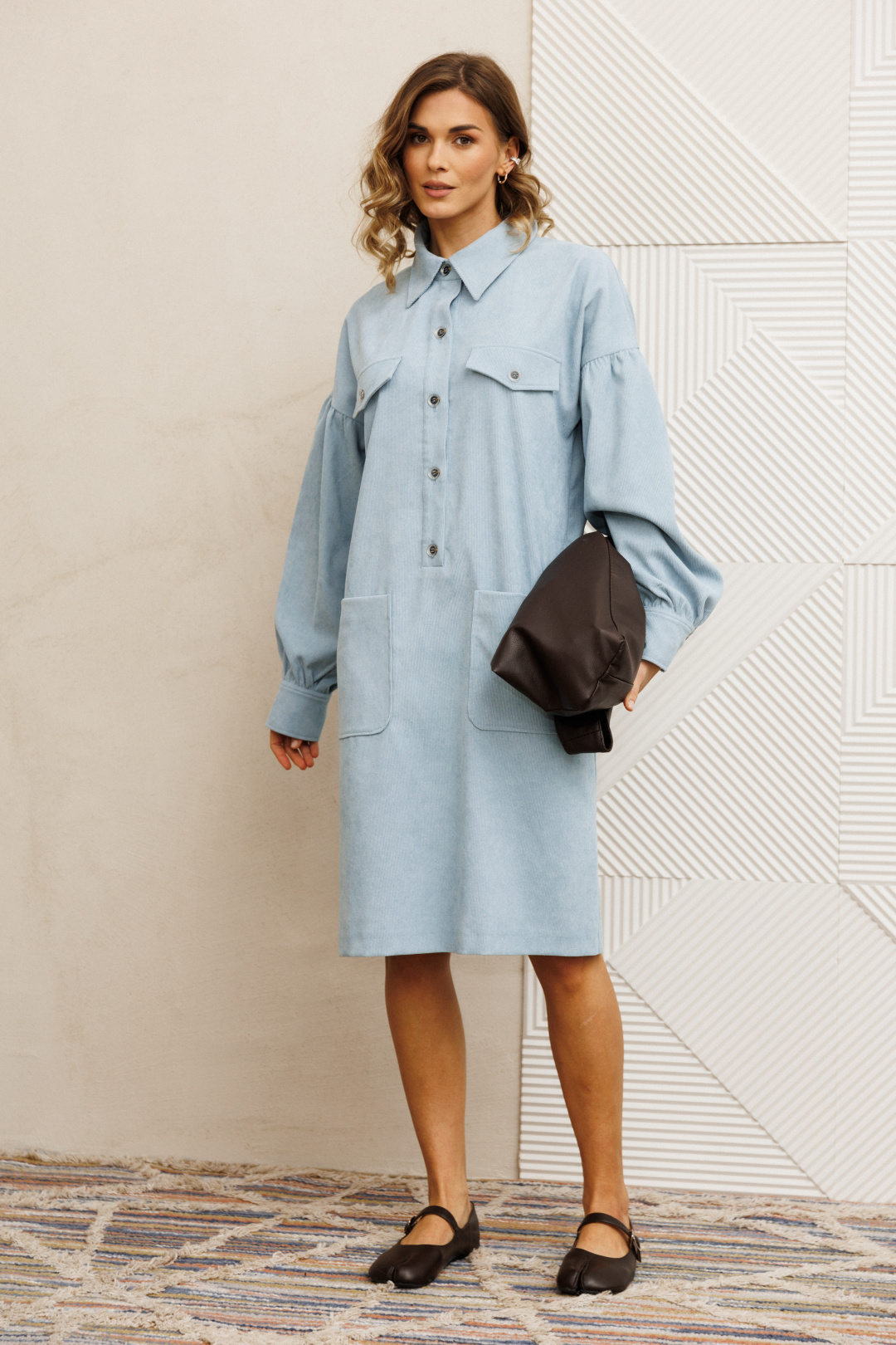 Платье GIZART 5417 голубой - фото 2