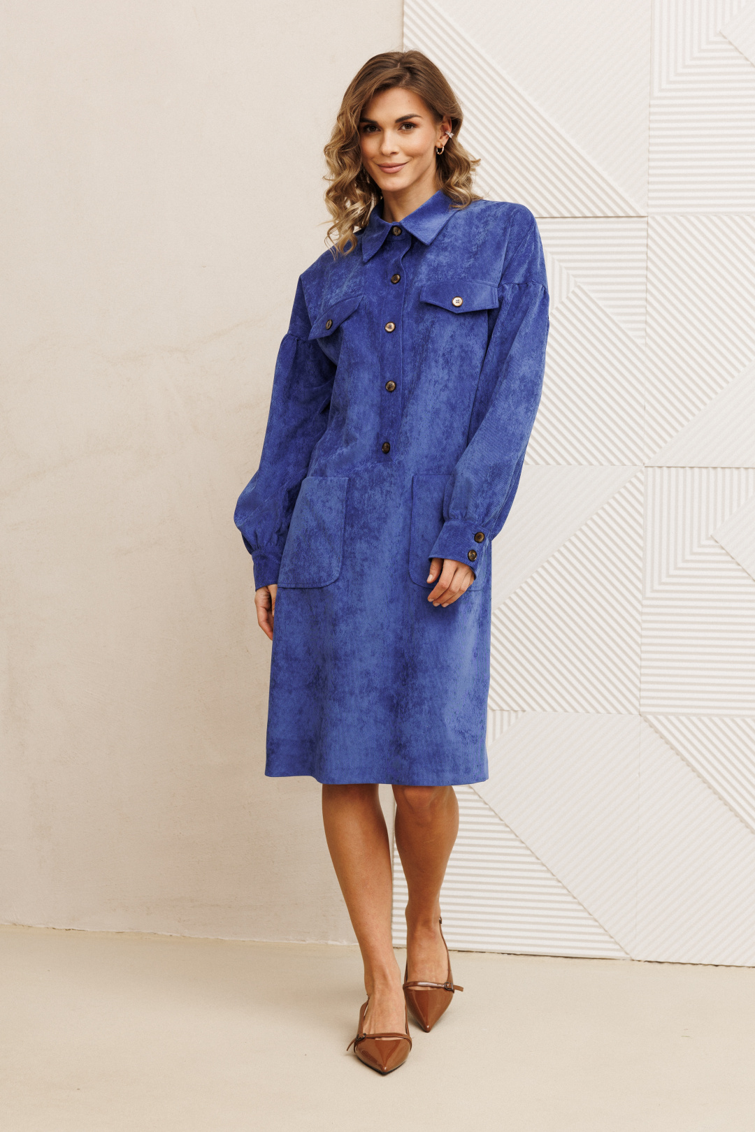 Платье GIZART 5417 ярко-синий - фото 3