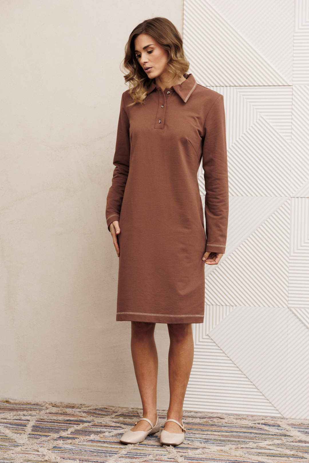 Платье GIZART 5422/1 мокко мусс - фото 1