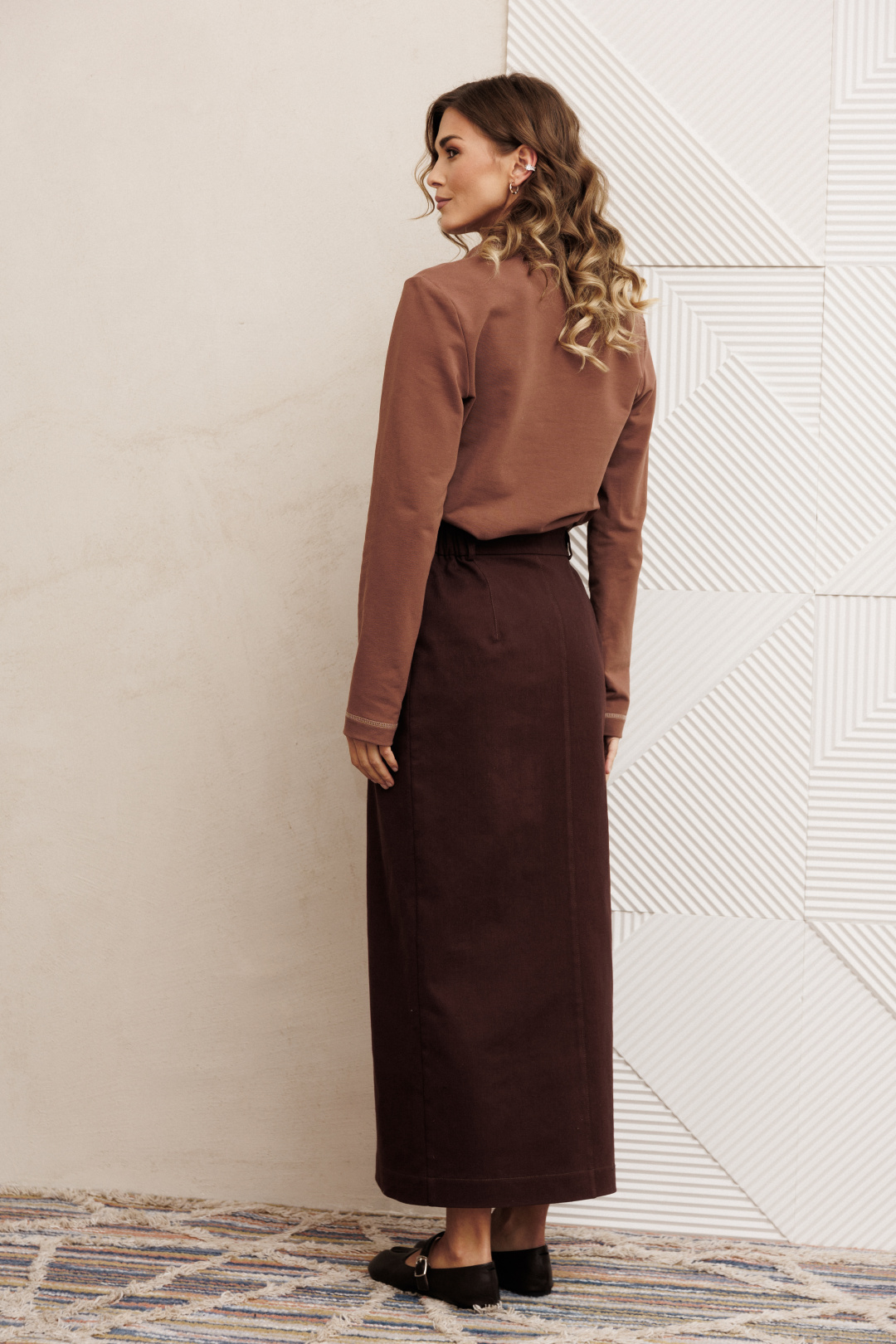 Костюм GIZART 5425 мокко мусс + шоколадный джинс