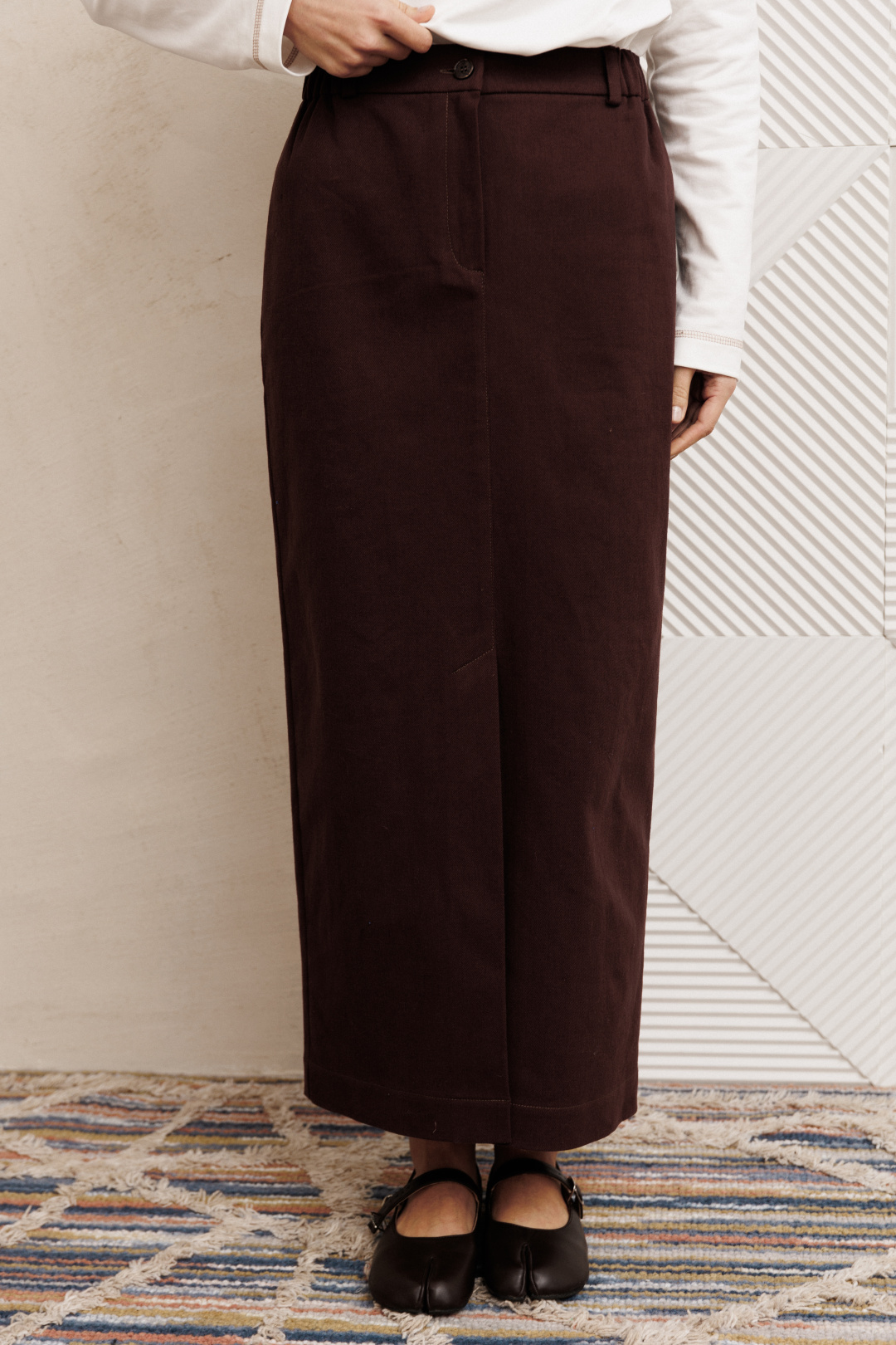 Костюм GIZART 5425 молочный + шоколадный джинс