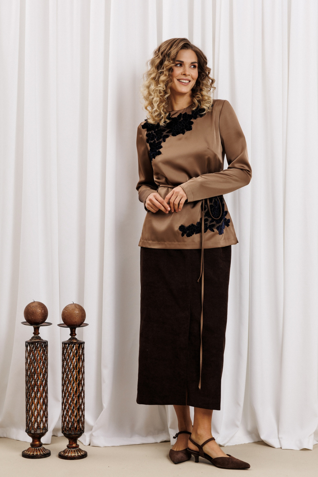 Костюм GIZART 5435 капучино + шоколадный