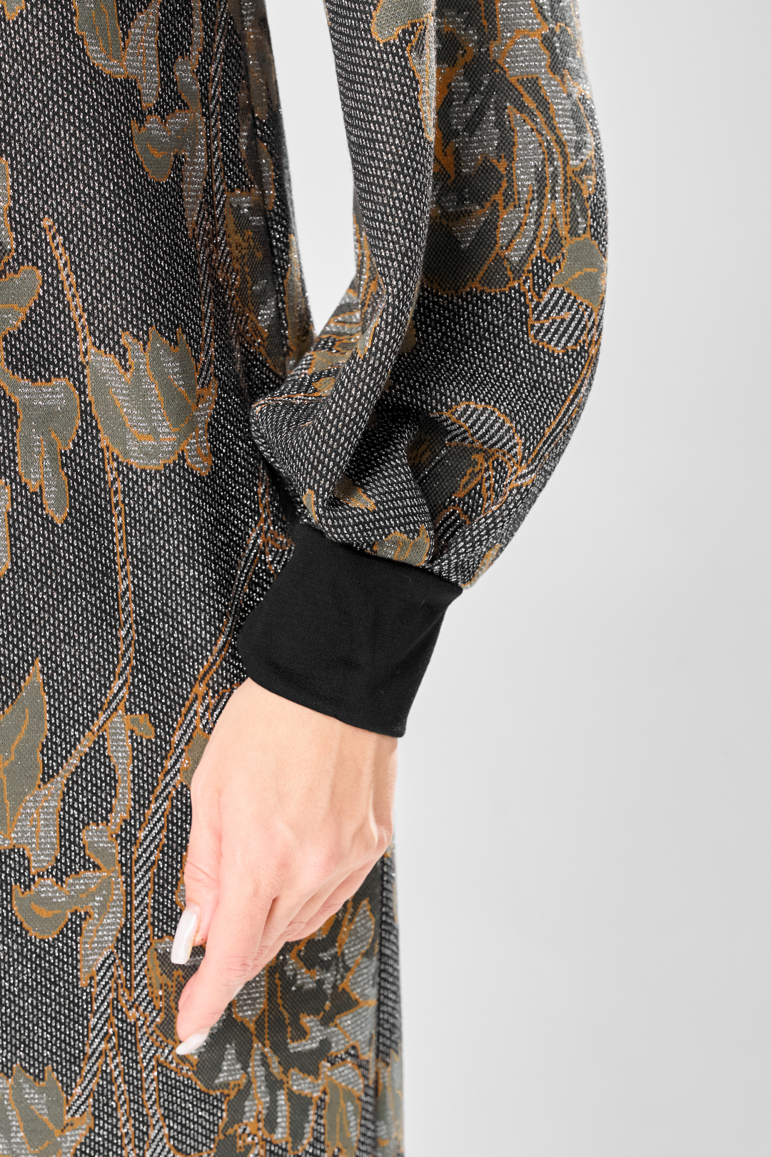 Платье GIZART 7385-1 серо-оливковый