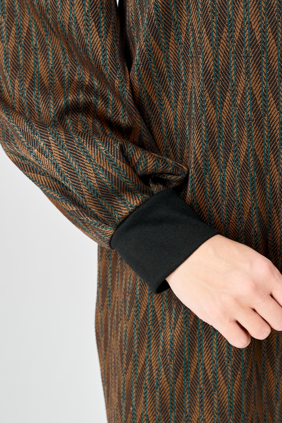 Платье GIZART 7385-1 зелено-рыжий