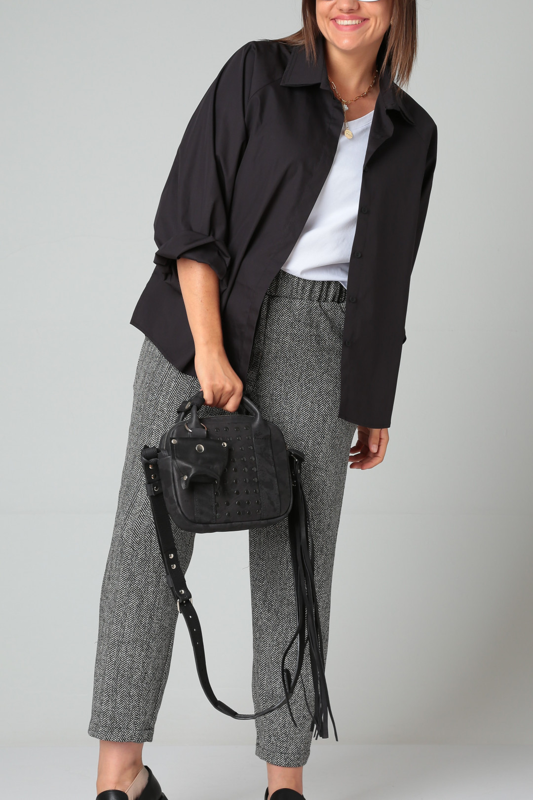 Рубашка GRATTO 4246 черный - фото 5