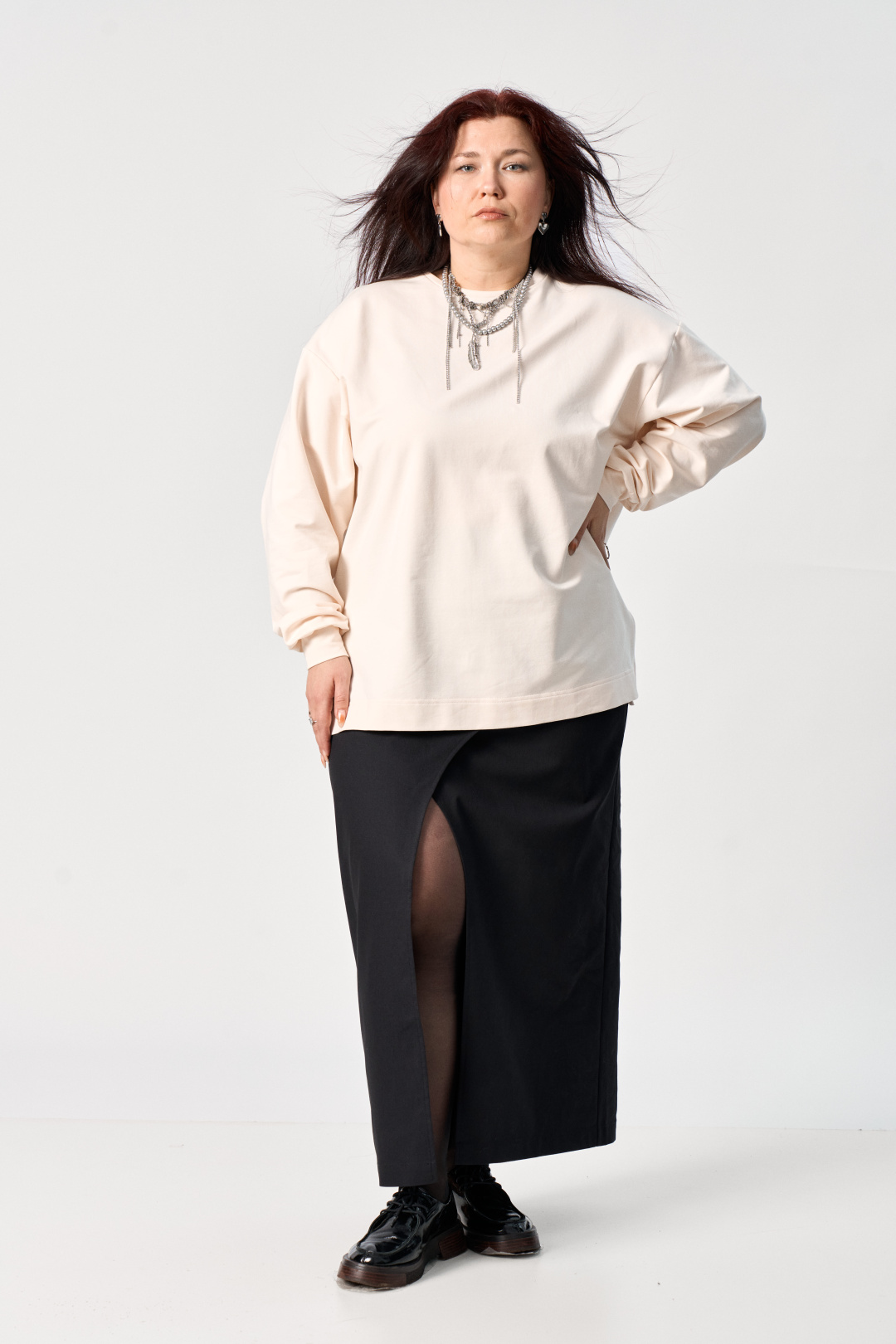 Джемпер GRATTO 4467 кремовый - фото 1