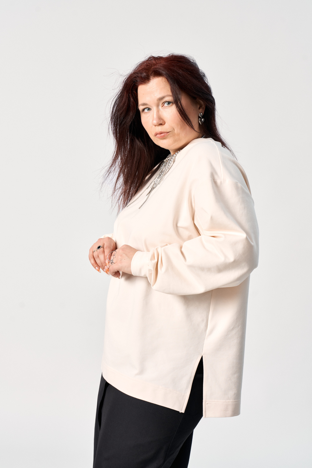 Джемпер GRATTO 4467 кремовый - фото 3