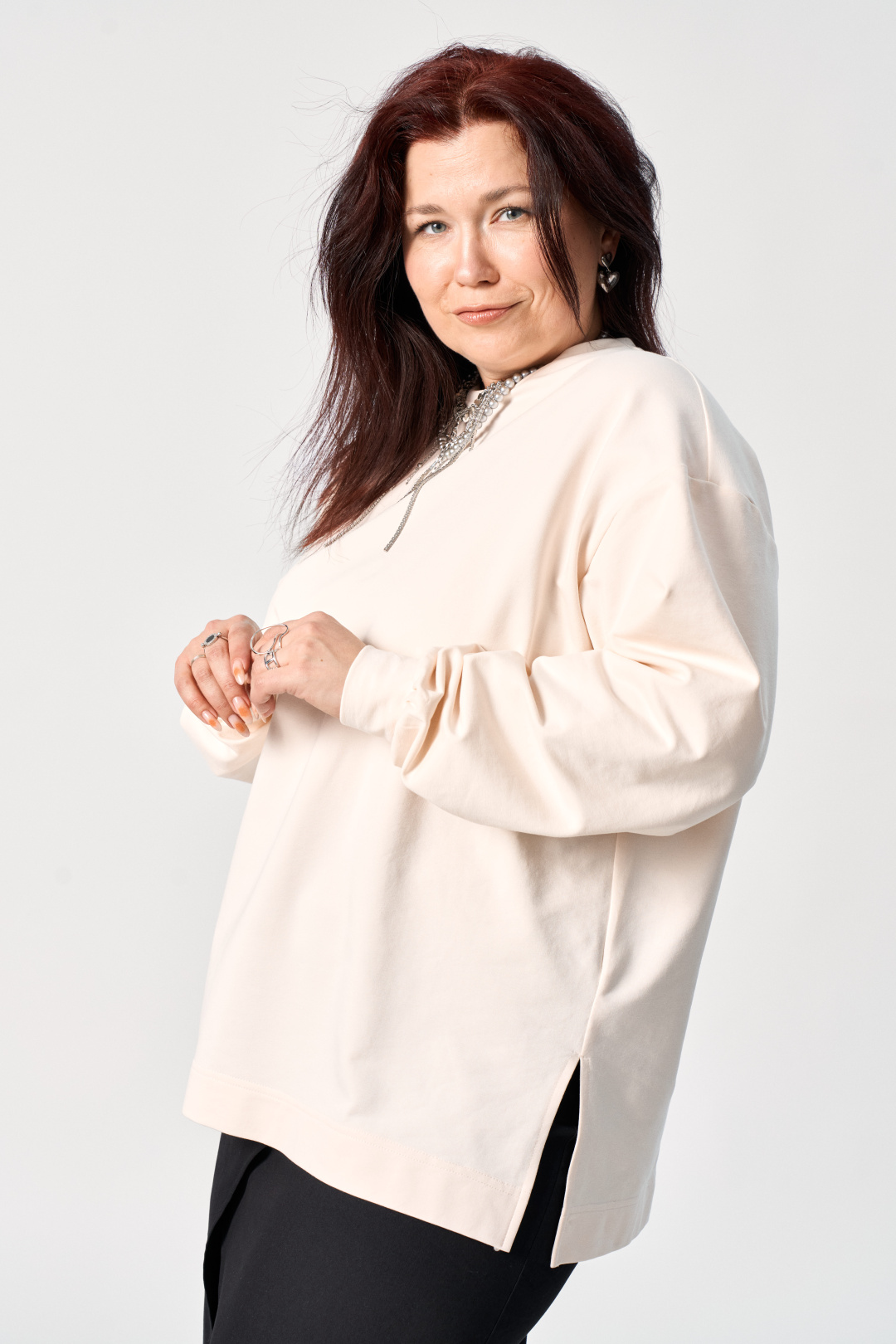 Джемпер GRATTO 4467 кремовый - фото 4