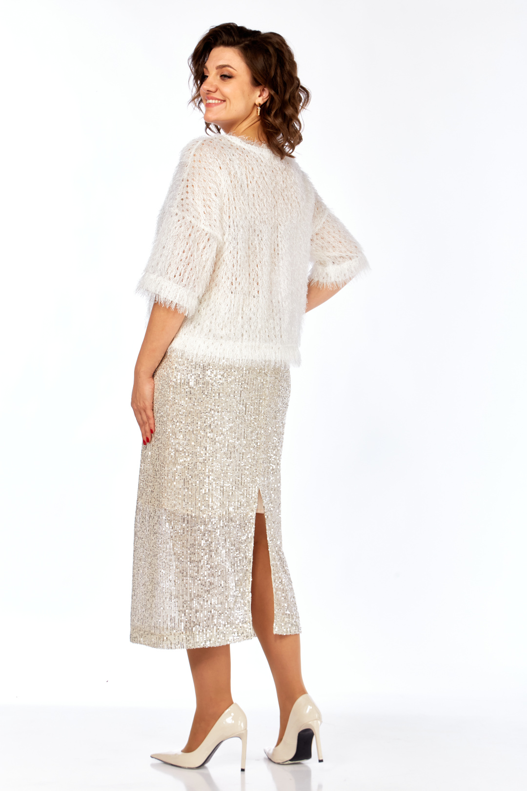 Блузка hOla_la Л417  молочный - фото 4