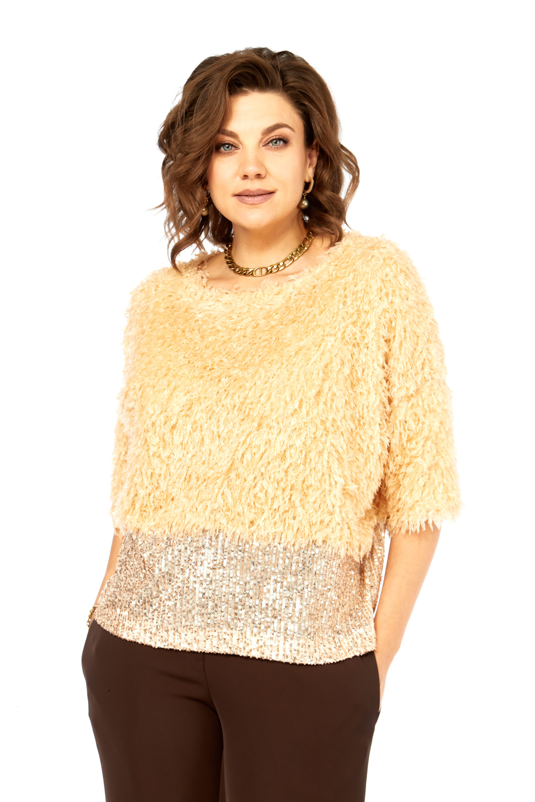 Блузка hOla_la Л436 персик