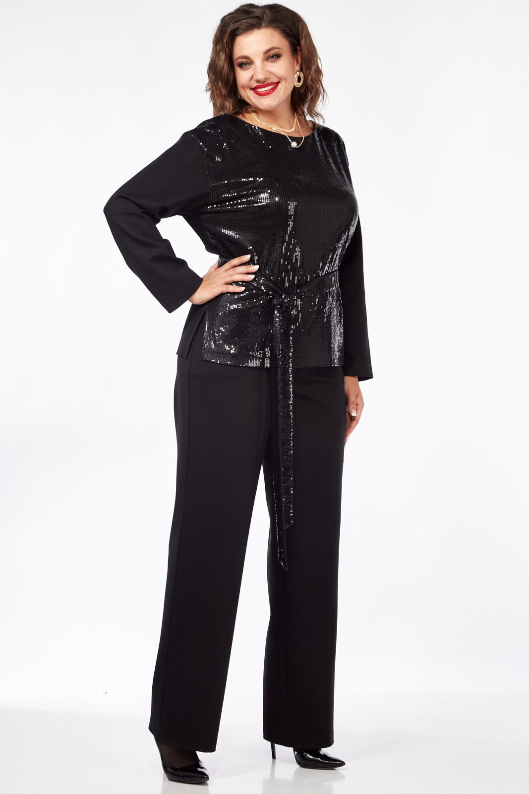 Джемпер INVITE 1059 черный - фото 4