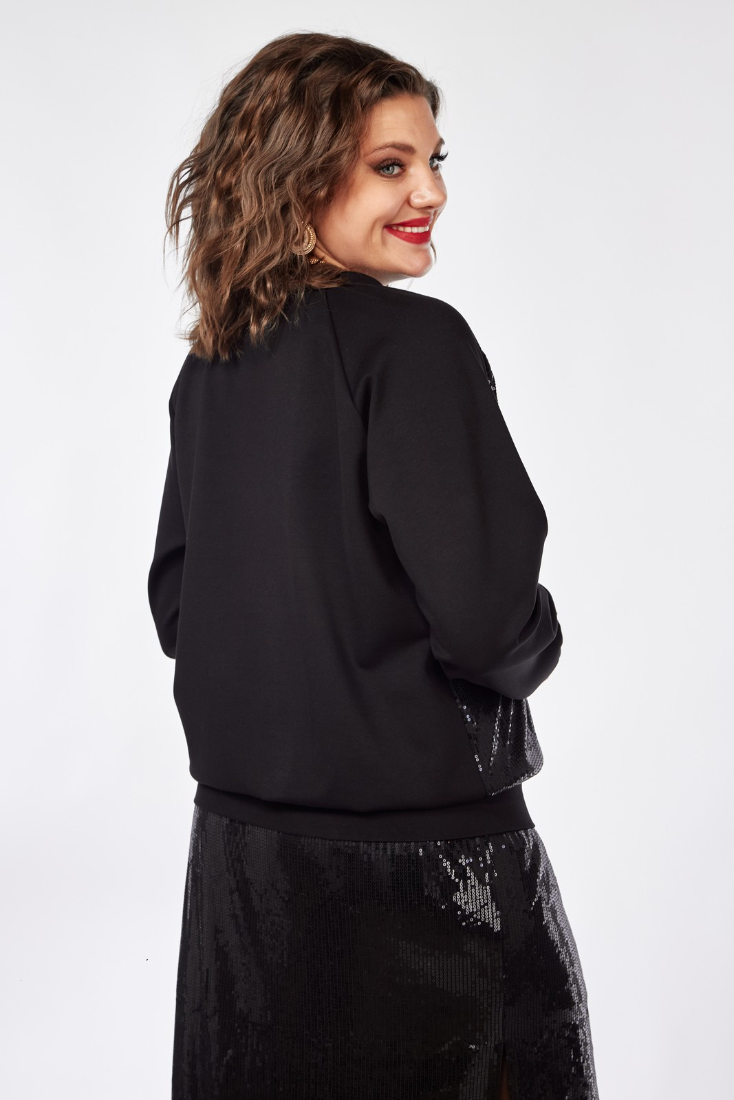 Джемпер INVITE 1060 черный - фото 4