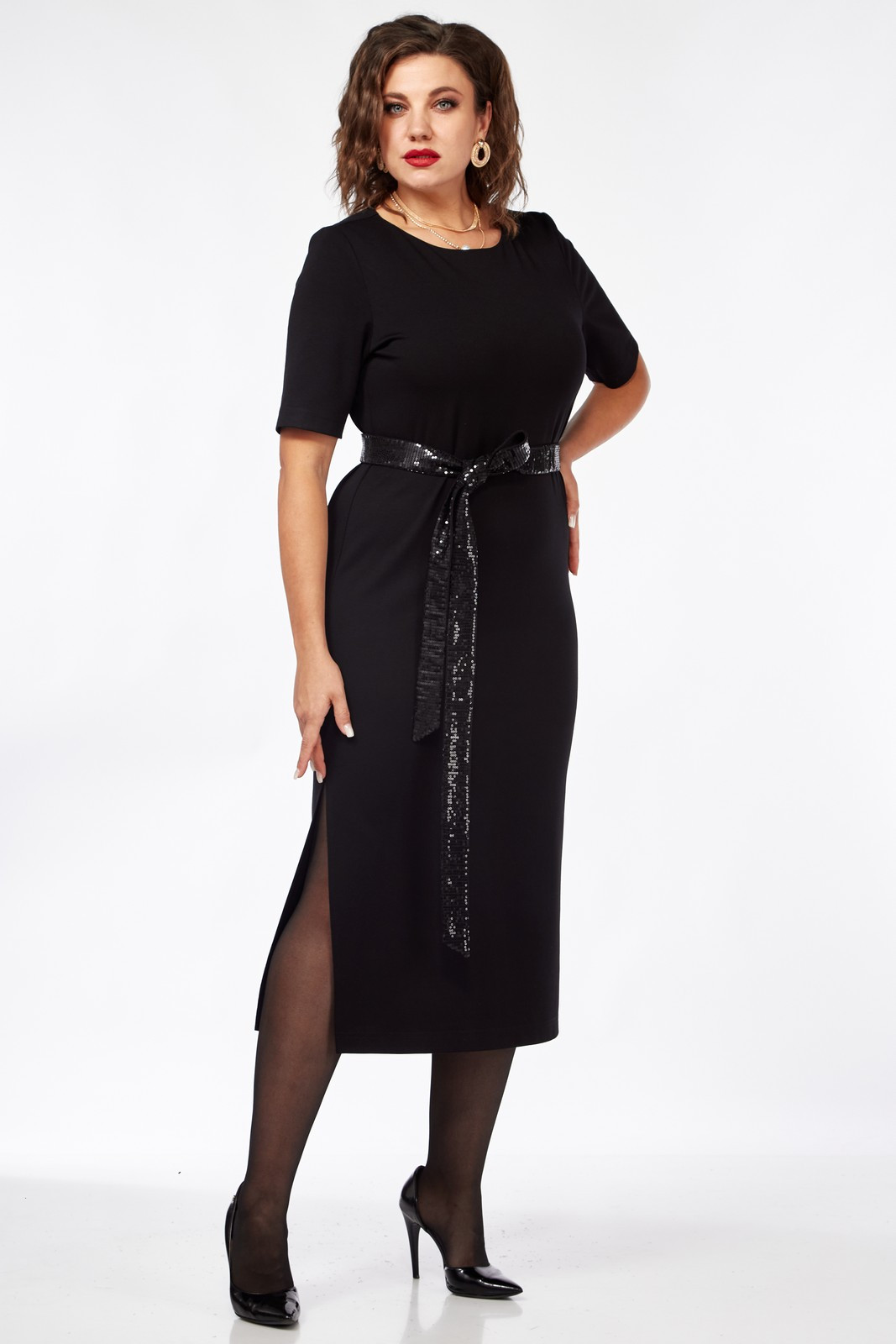 Платье INVITE 4058 черный - фото 3