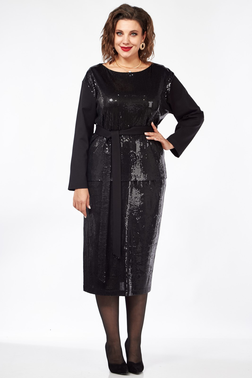 Костюм INVITE 6039 черный - фото 1