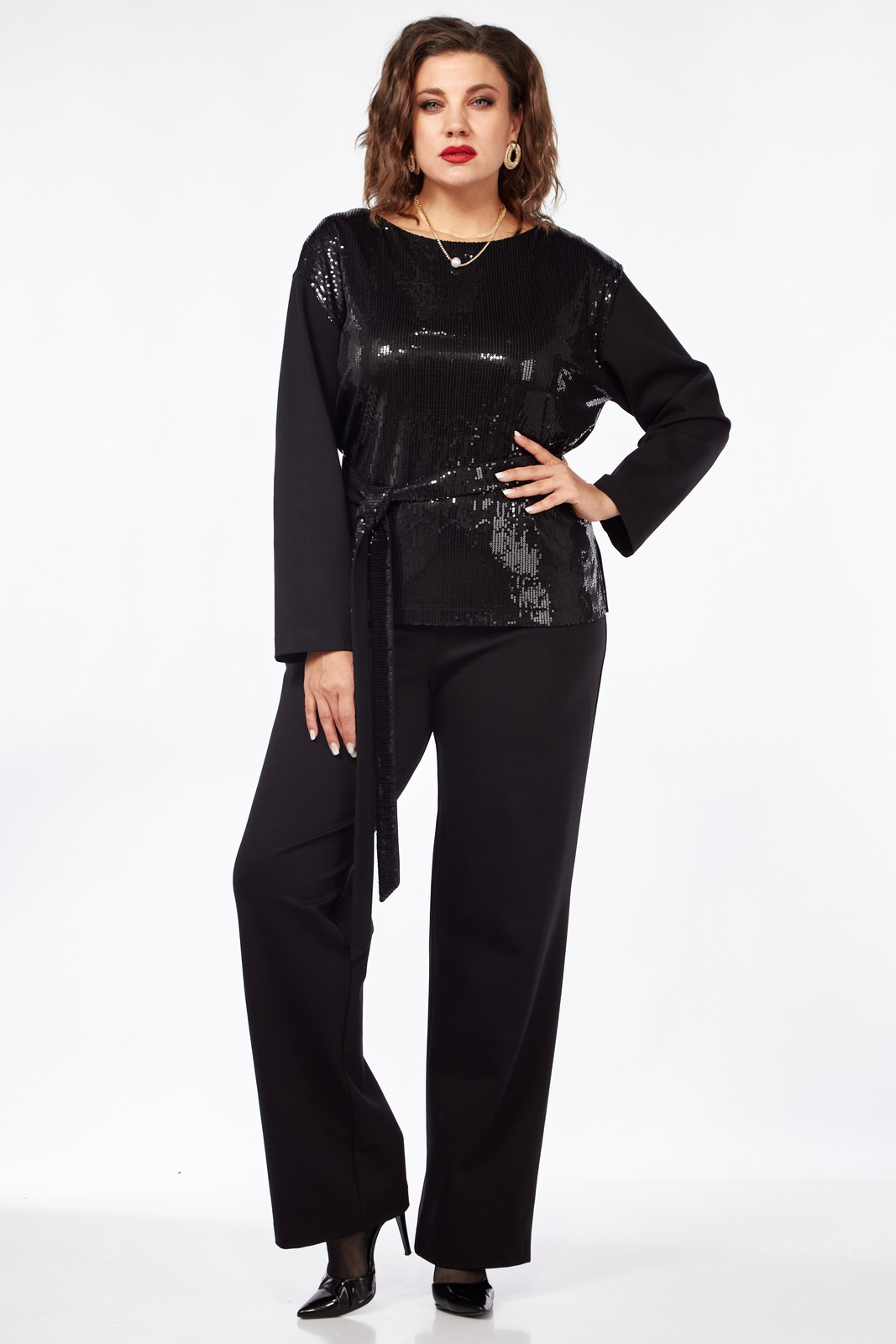 Костюм INVITE 6040 черный - фото 1