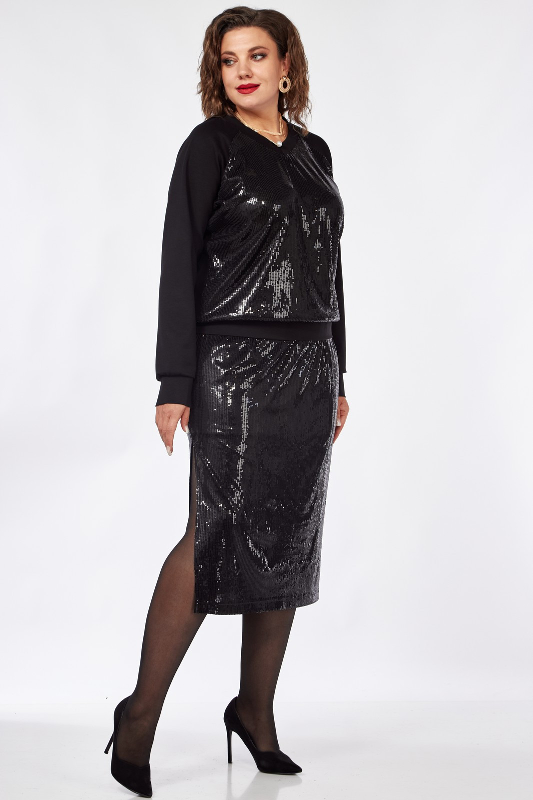 Костюм INVITE 6042 черный - фото 2