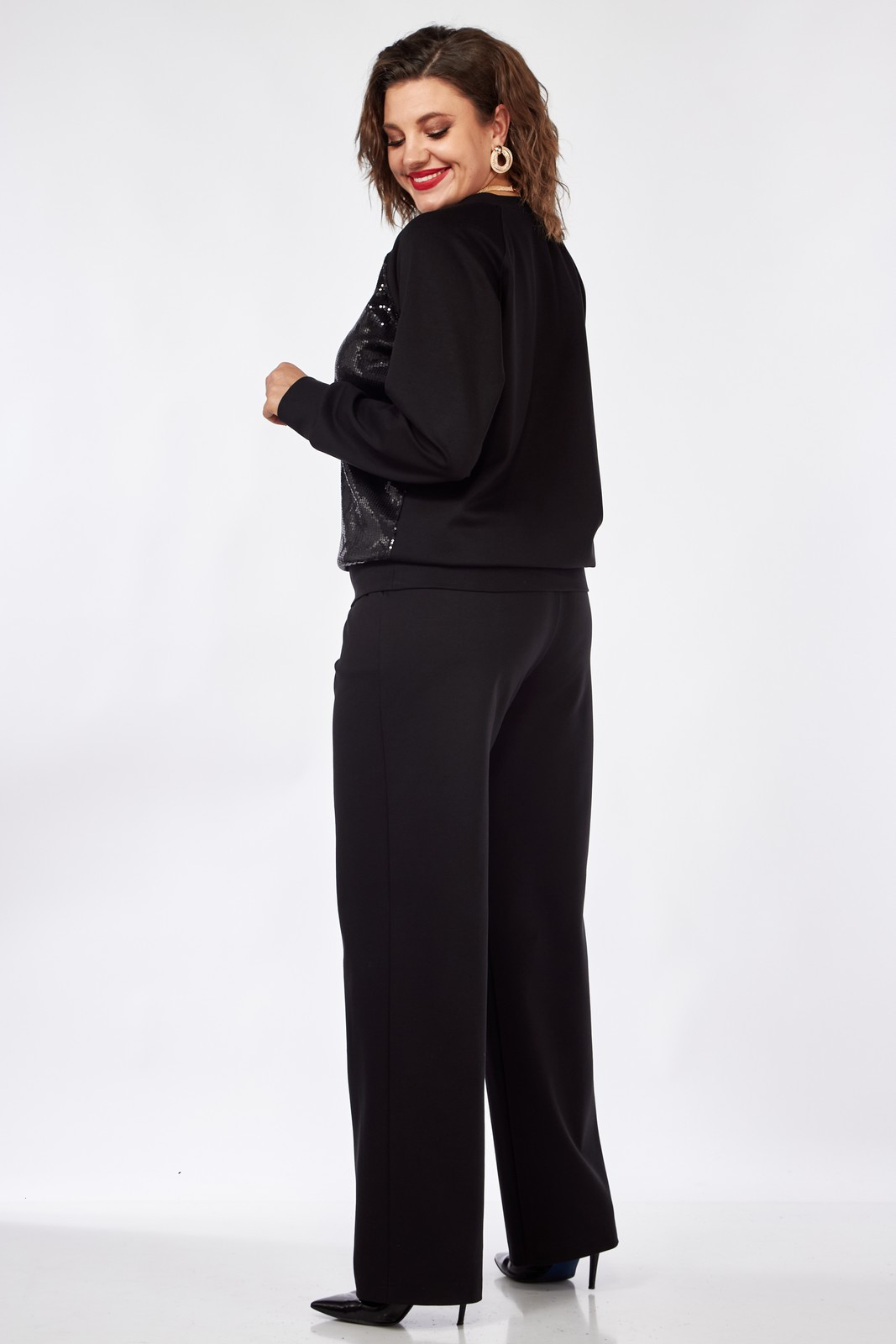 Костюм INVITE 6043 черный - фото 3