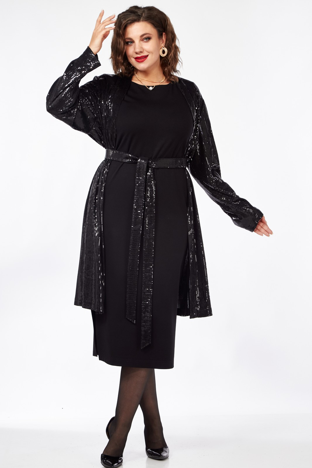 Костюм INVITE 6044 черный - фото 2