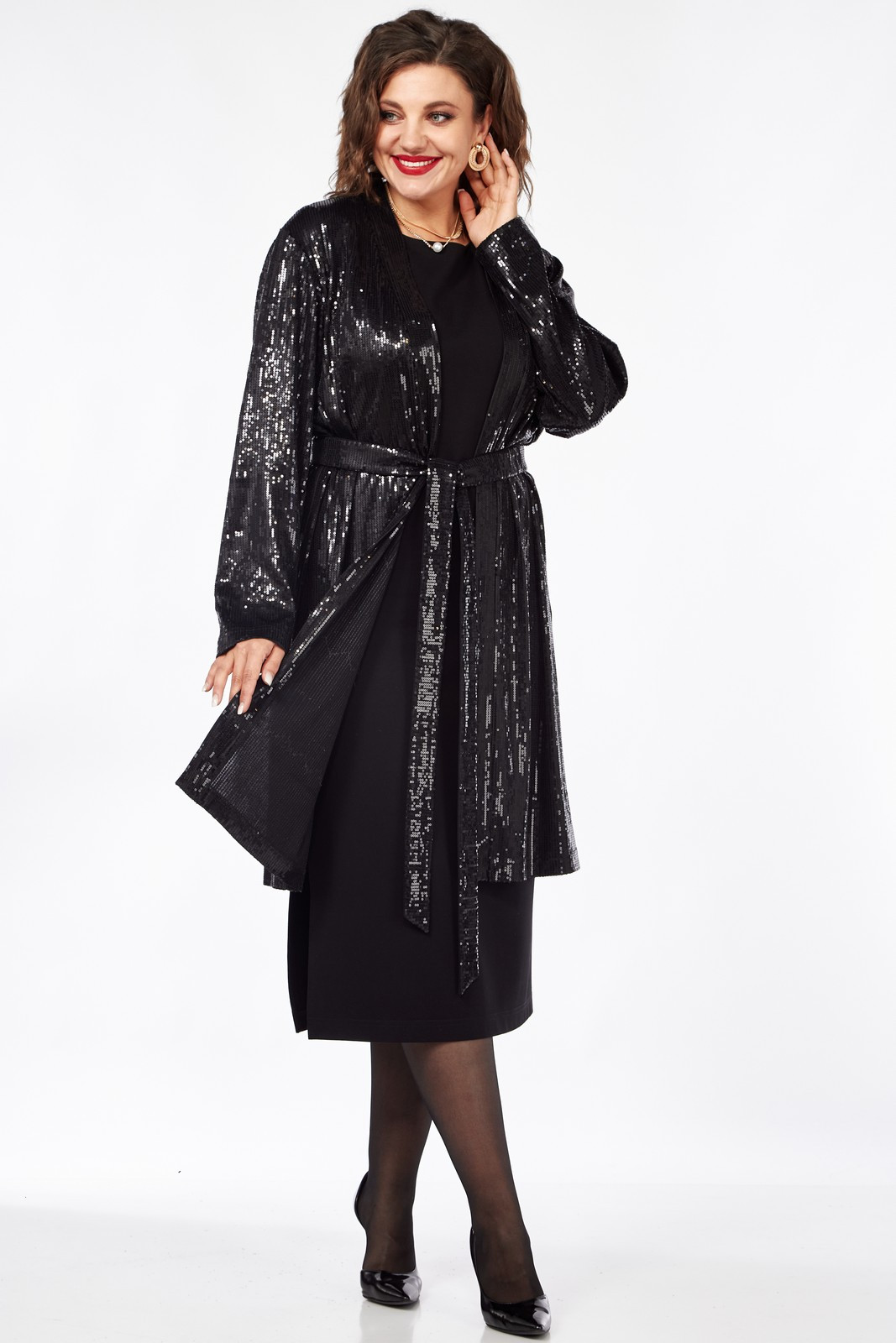 Костюм INVITE 6044 черный - фото 5