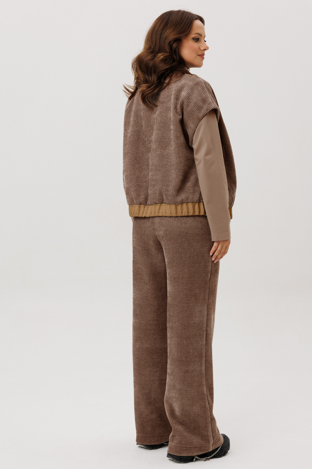 Костюм INVITE 6124 коричневый - фото 2