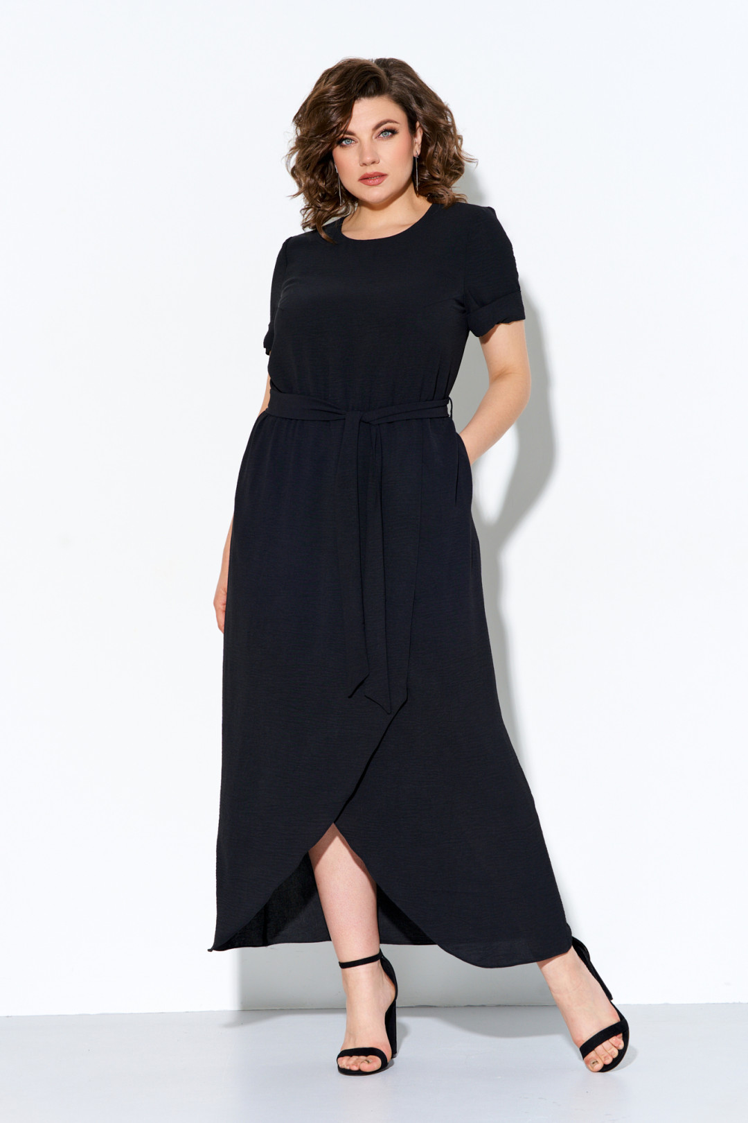 Платье Ива 1278 черный - фото 6