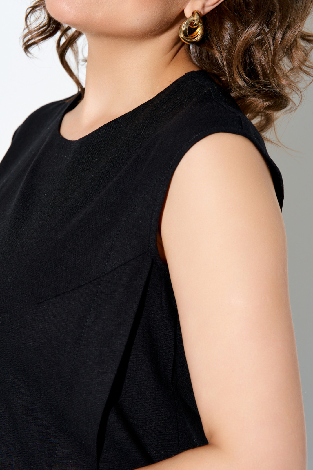 Платье Ива 1296 черный - фото 3