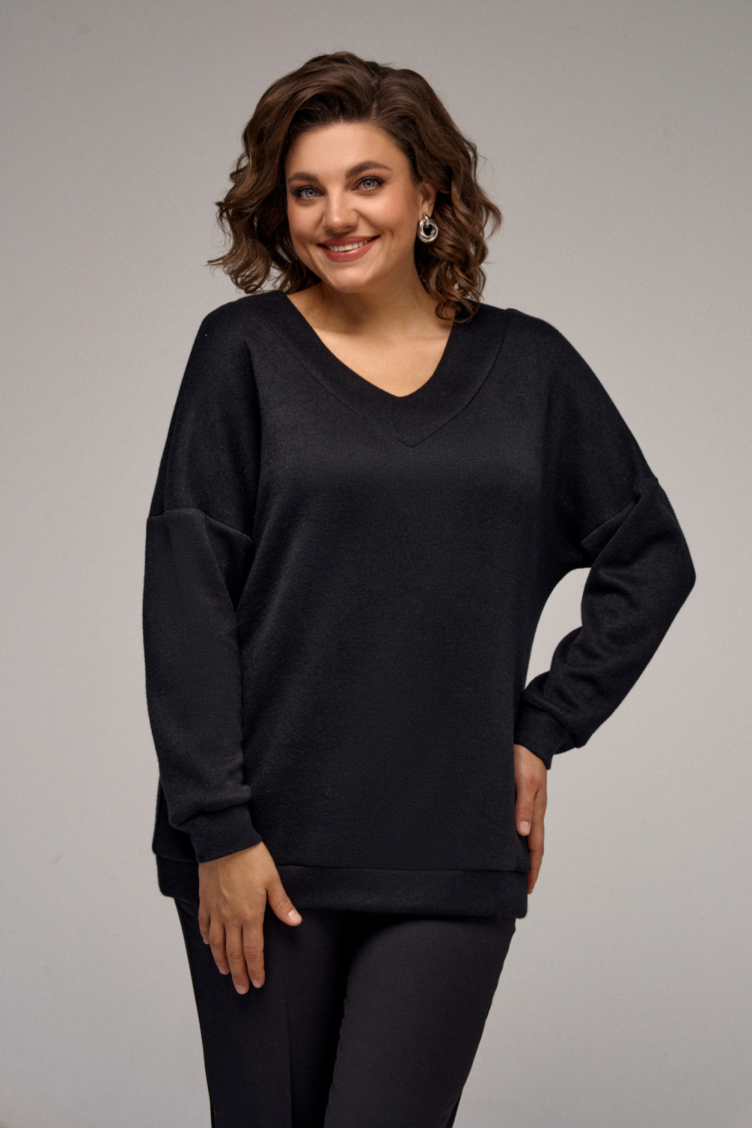 Костюм Ива 1396 черный - фото 3