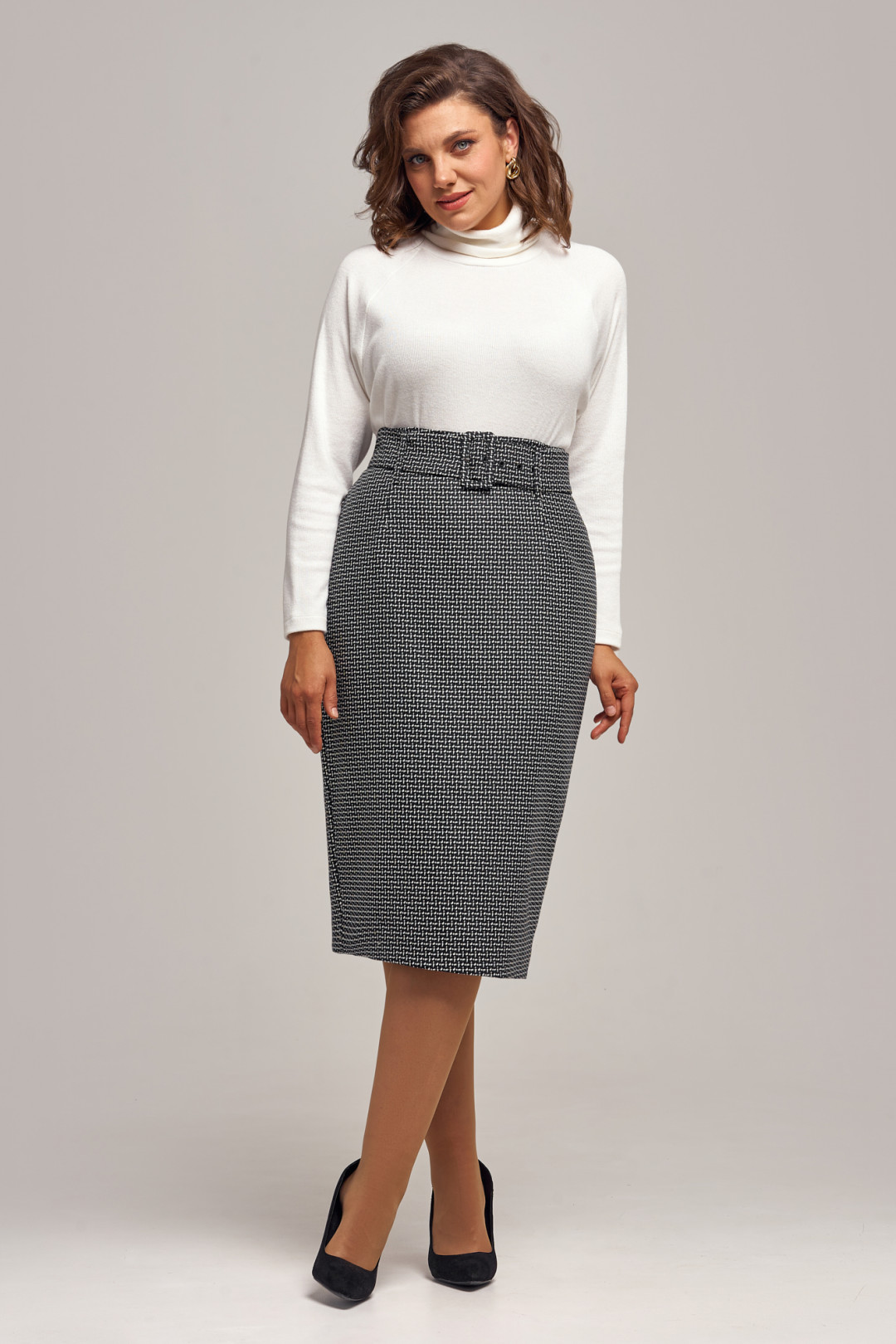 Костюм Ива 1415 молочный - фото 2