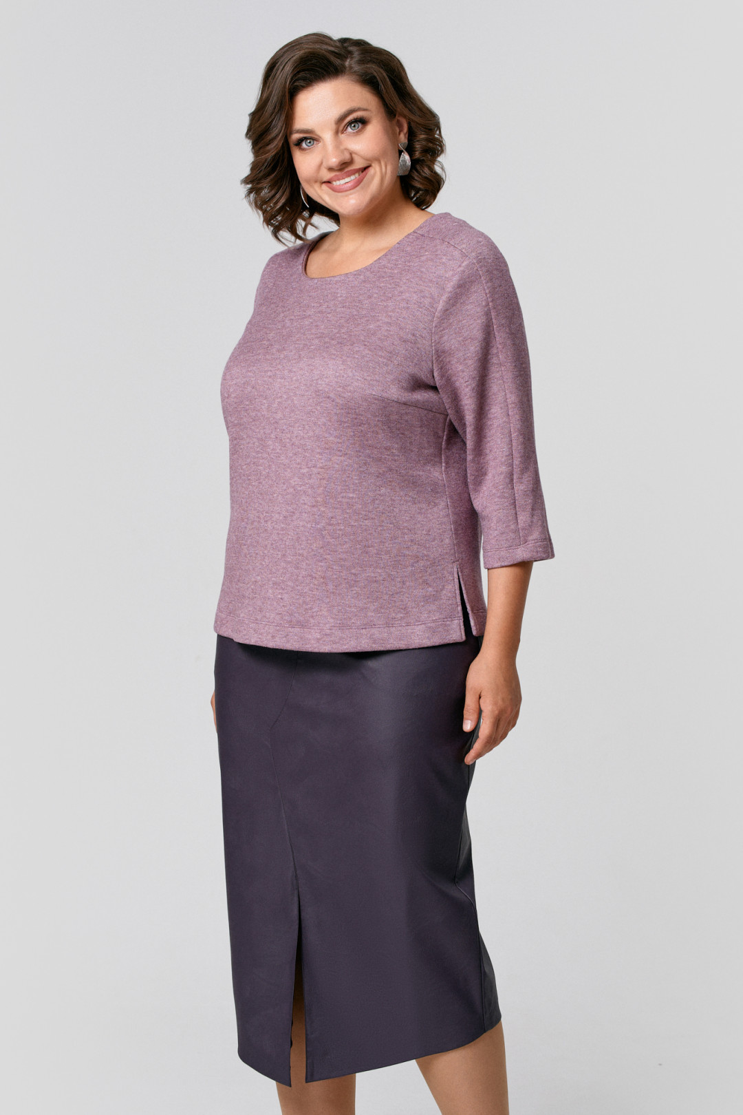 Костюм Ива 1427 баклажан - фото 1