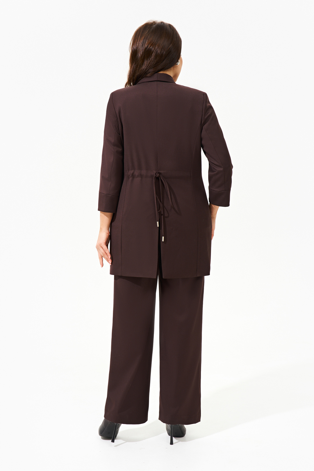 Костюм Ива 1457 шоколадный - фото 3