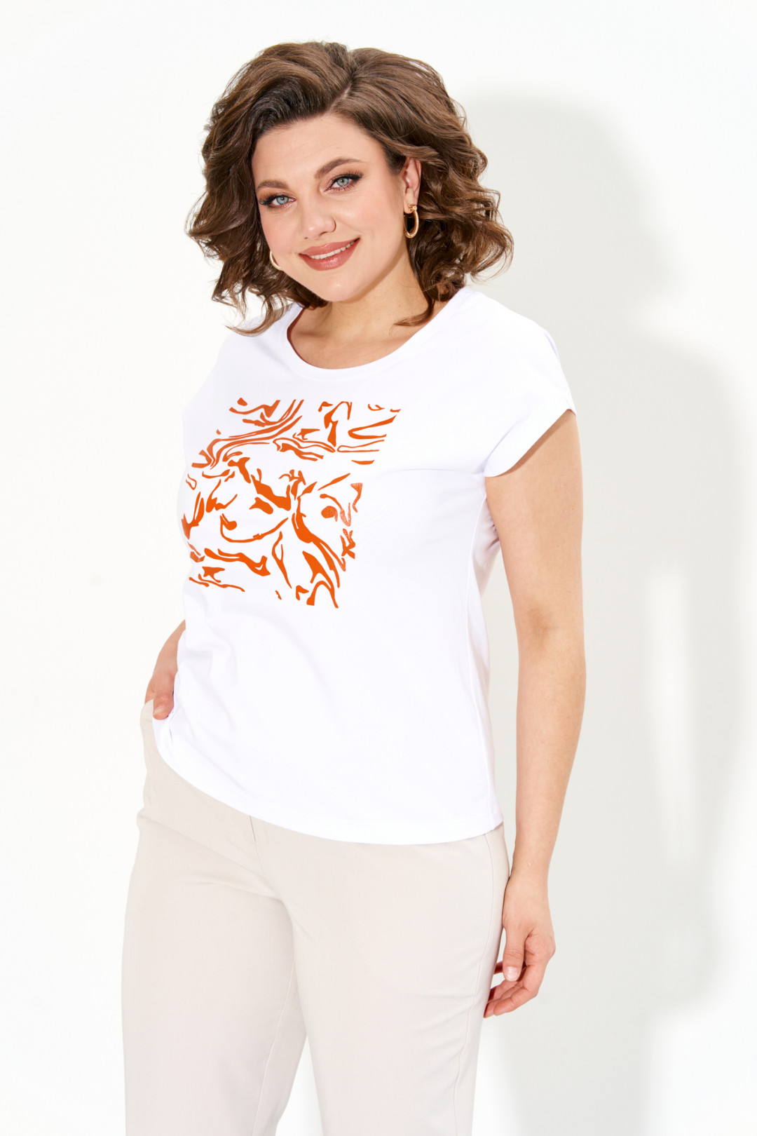 Костюм Ива 1473 оранжевый - фото 2