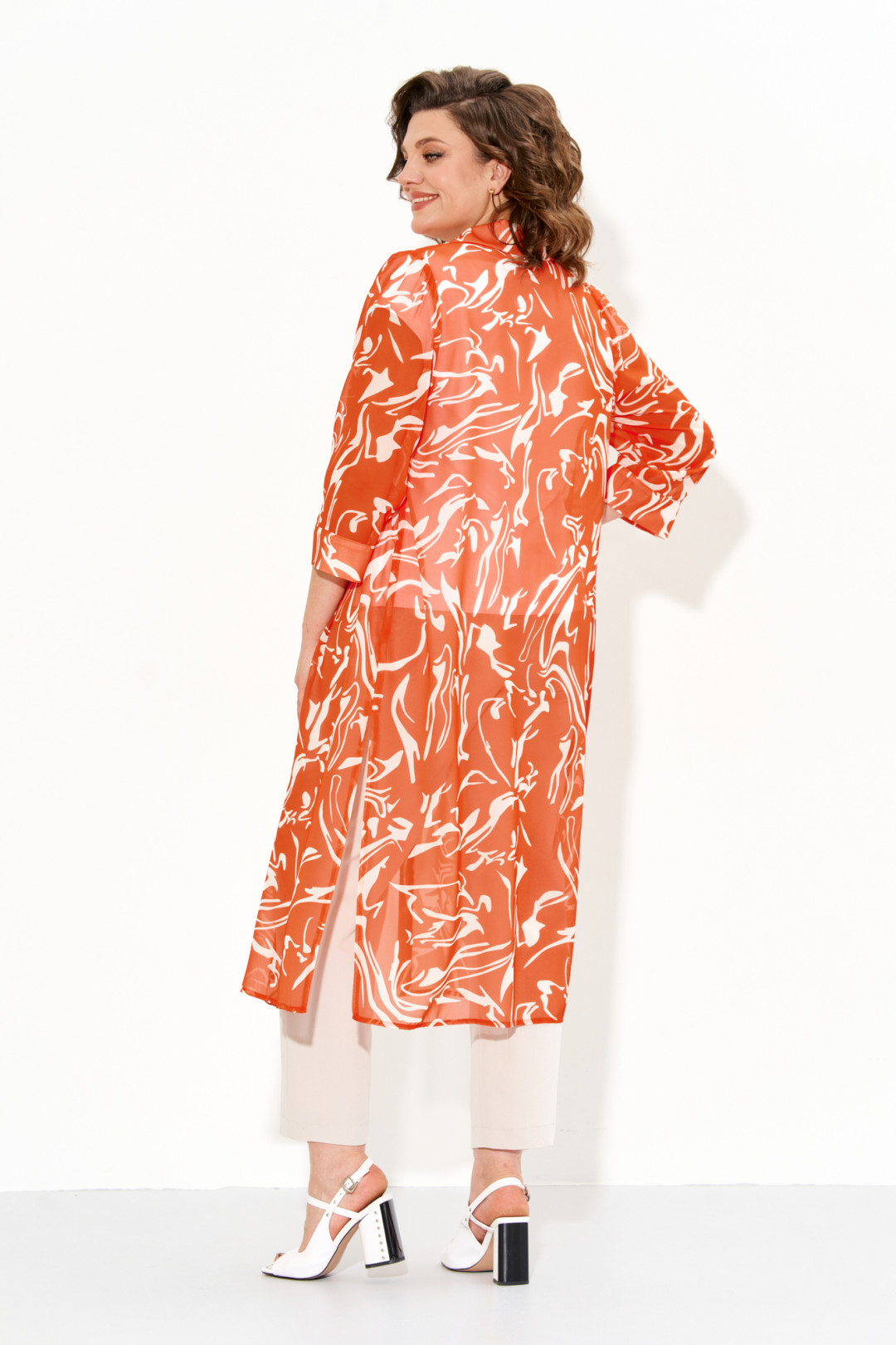Костюм Ива 1473 оранжевый - фото 1